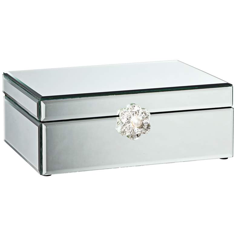 Image 1 Hester Silver Mirrored Decorative Jewelry Box