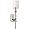 Hewitt 19 1/2" High Polished Nickel Wall Sconce