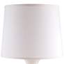 Hewitt 22 1/2" White Gloss Jar Ceramic Accent Table Lamp