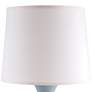 Hewitt Mist Blue Gloss Jar Ceramic Accent Table Lamp