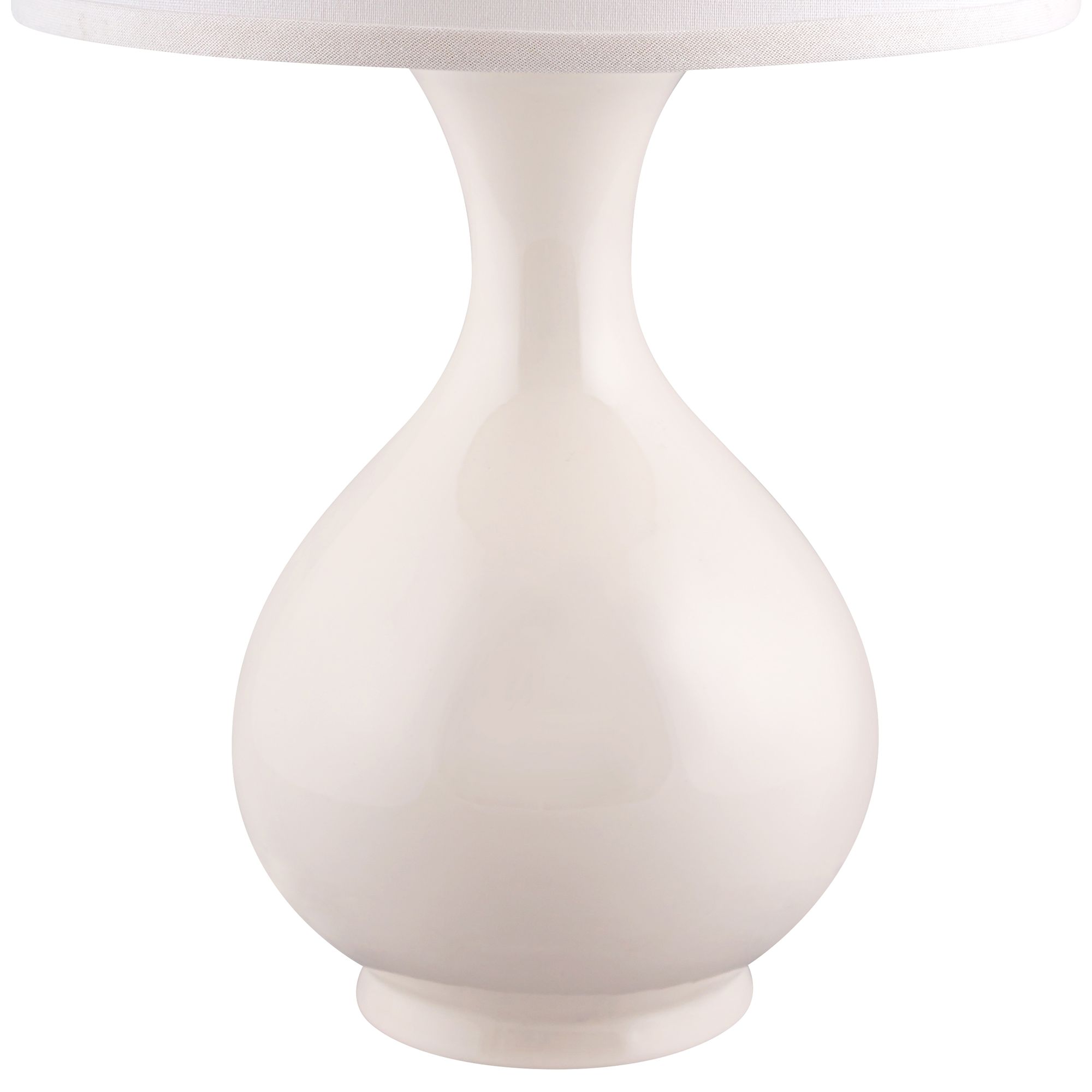 white gloss lamp stand