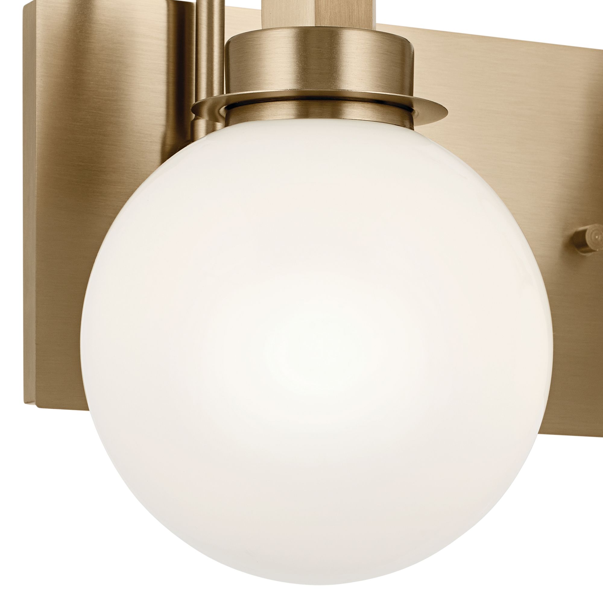 Image 2 Hex 14.25 Inch 2 Light Vanity with Opal Glass in Champagne Bronze more views