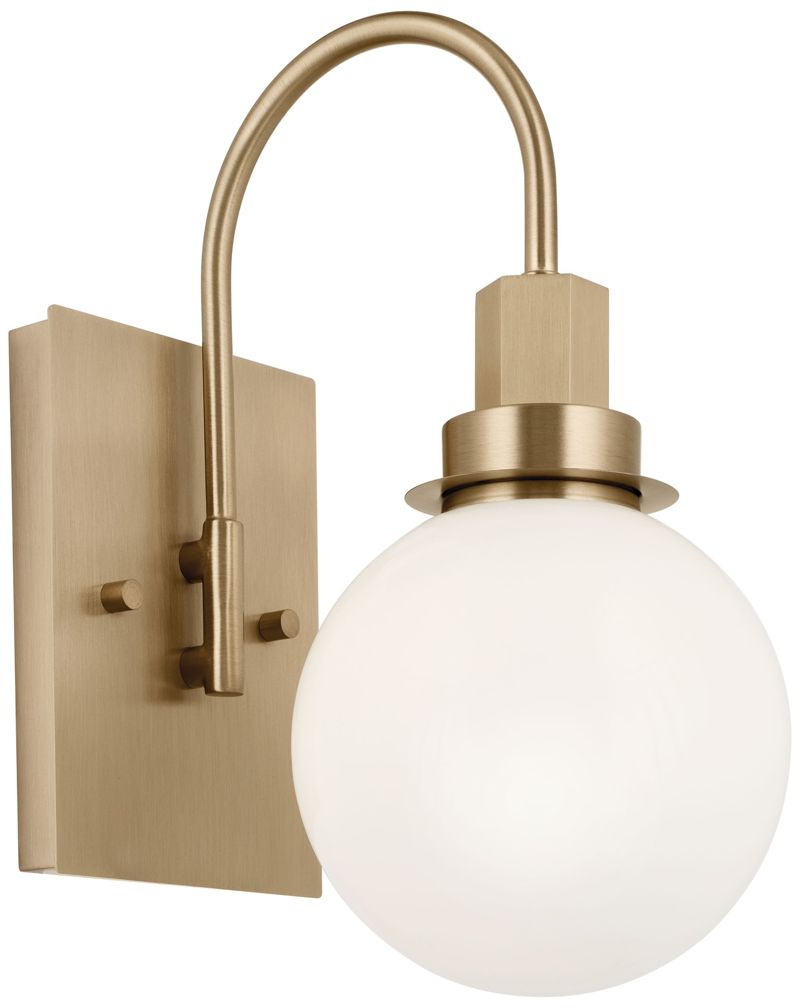 Hex 5.75-in 1-Light Champagne Bronze Modern/Contemporary Vanity Light