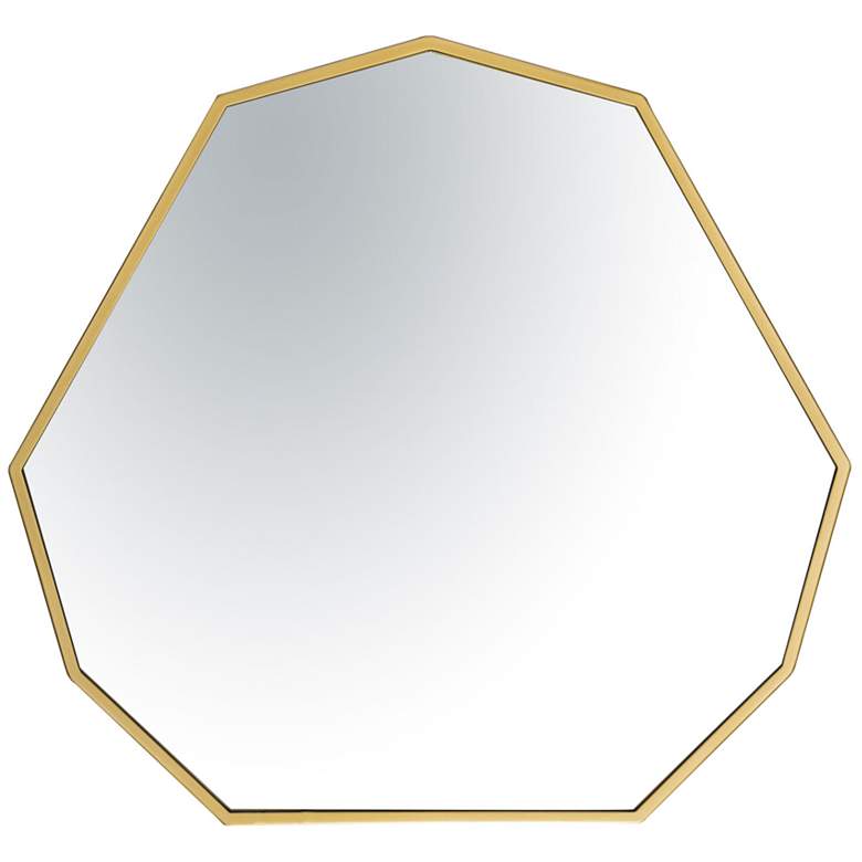 Image 1 Hex No 30x28 Mirror - Gold