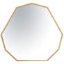 Hex No 30x28 Mirror - Gold