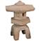 Hexagon Lantern 18" High Sorrento Sandstone Garden Accent