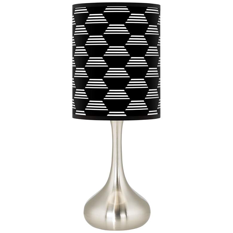 Image 1 Hexahedron Giclee Modern Droplet Table Lamp