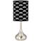 Hexahedron Giclee Modern Droplet Table Lamp
