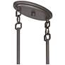 6_Hexly 44" Wide Bronze with Silver 5-Light Island Chandelier more views