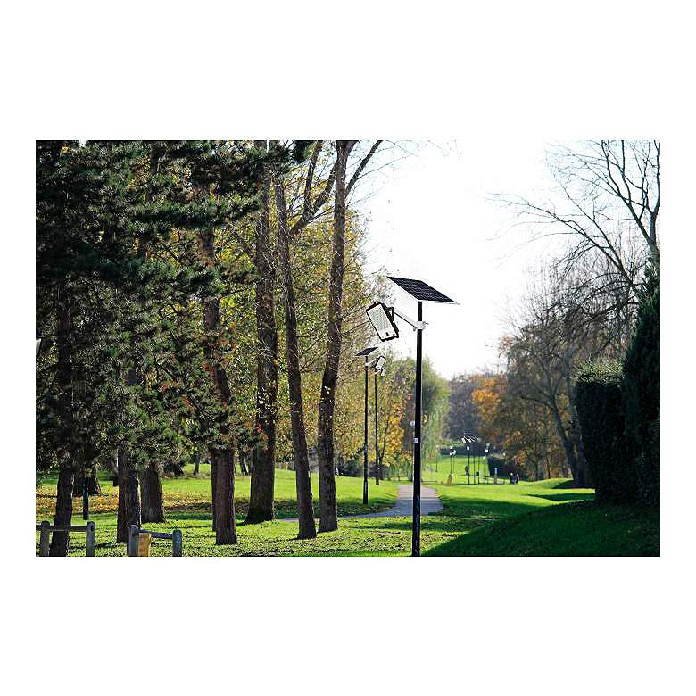 Image 7 Hexo 15"H Black Outdoor Flood Light with Wifi IP Camera CCTV more views