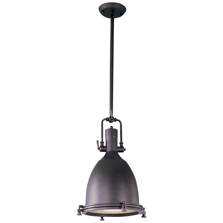 Image 1 Hi Bay 1 Light 14.25" Wide Bronze Pendant Light