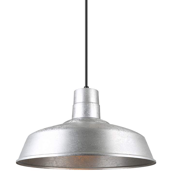 Hi-Lite Warehouse 18" Wide Metal Pendant Light - #71N92 Lamps Plus