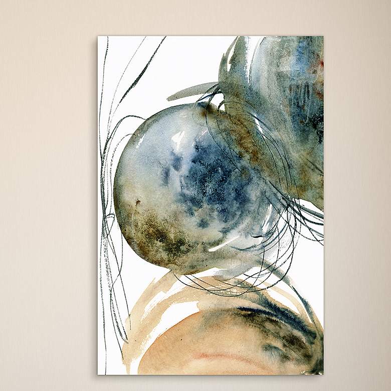 Image 2 Hibernation II 48 inchH Free Floating Tempered Glass Wall Art