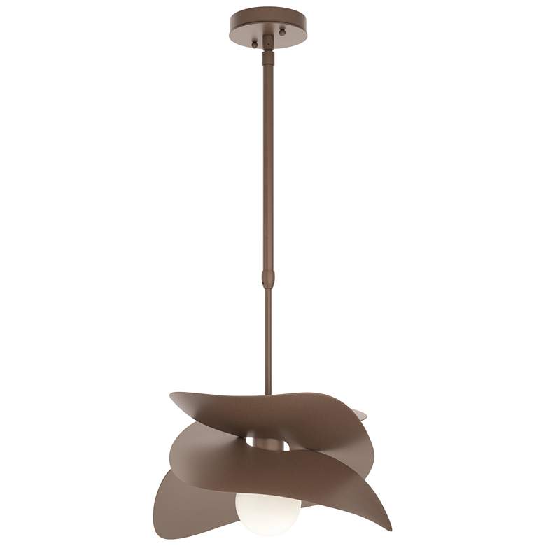 Image 1 Hibiscus 12.9 inchH Coastal Bronze Standard Outdoor Pendant