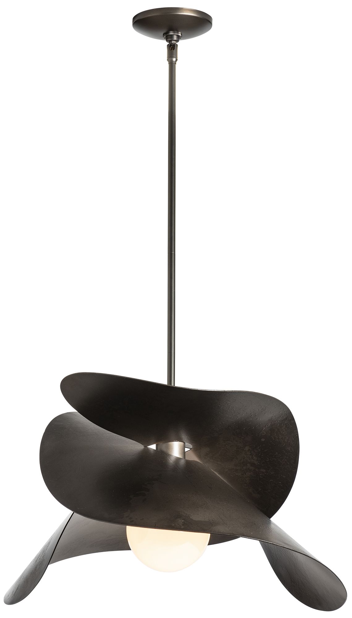Image 6 Hibiscus 25" Wide Dark Smoke Pendant - Made to Order more views