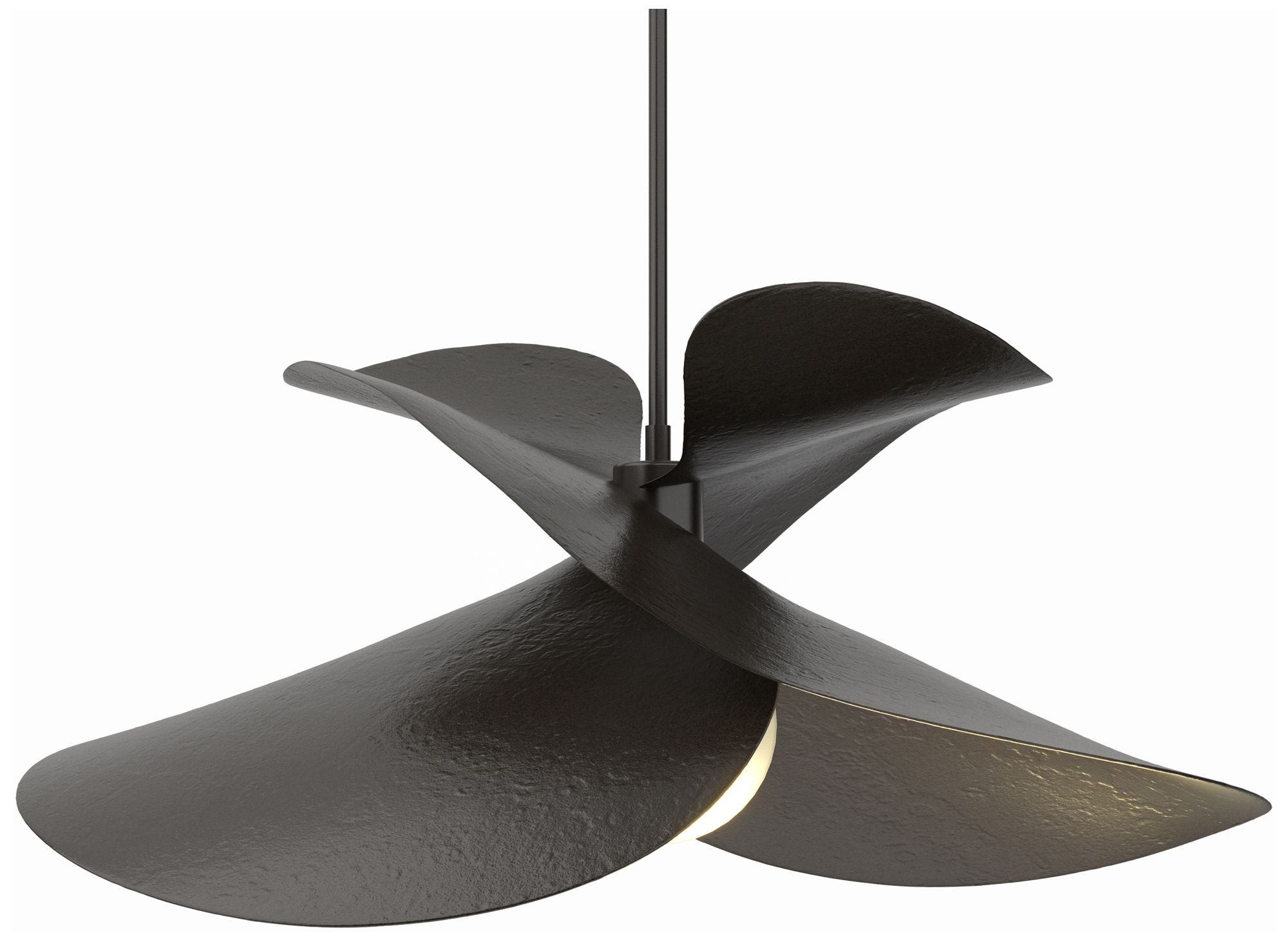 Hibiscus 25" Wide Oil Rubbed Bronze Pendant - Made to Order