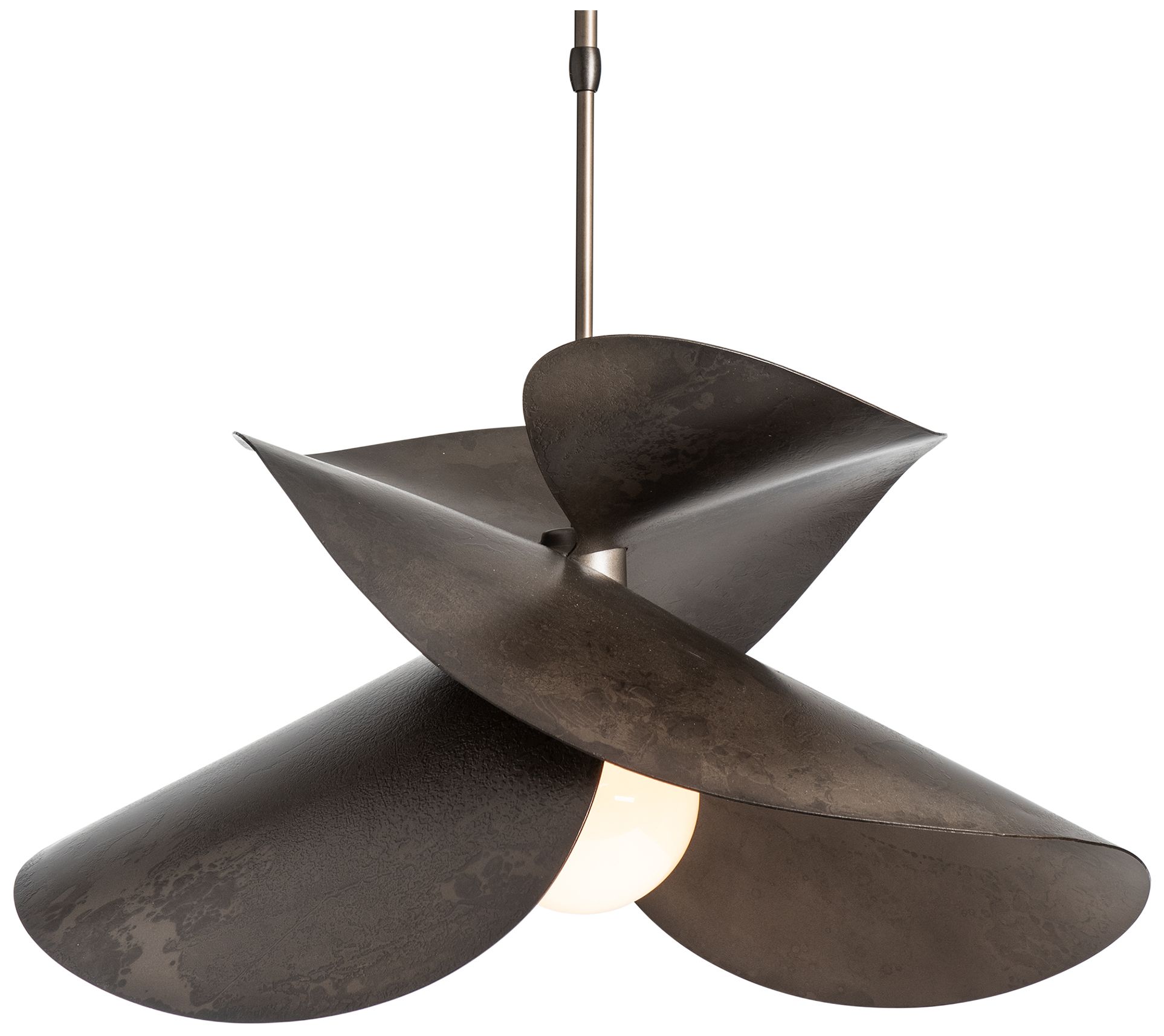 Image 2 Hibiscus 25" Wide Dark Smoke Pendant more views