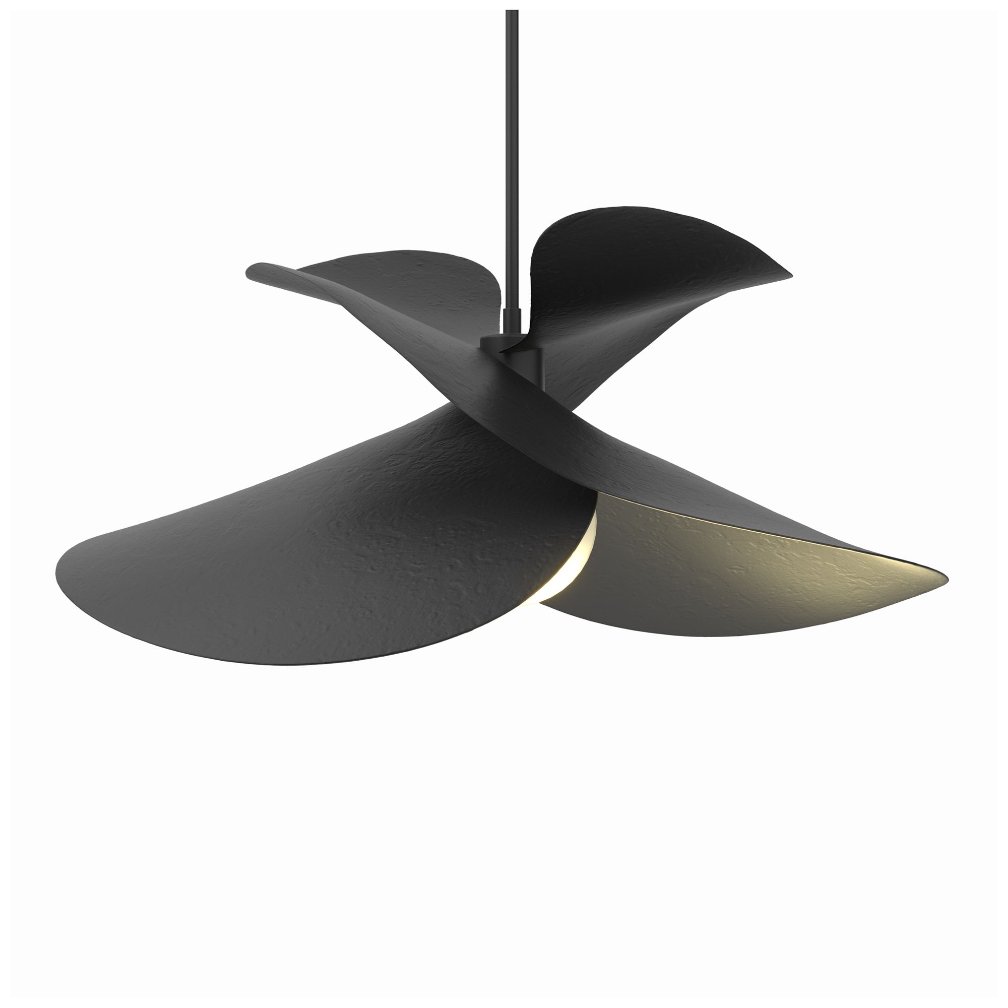 Image 4 Hibiscus 25" Wide Dark Smoke Pendant more views