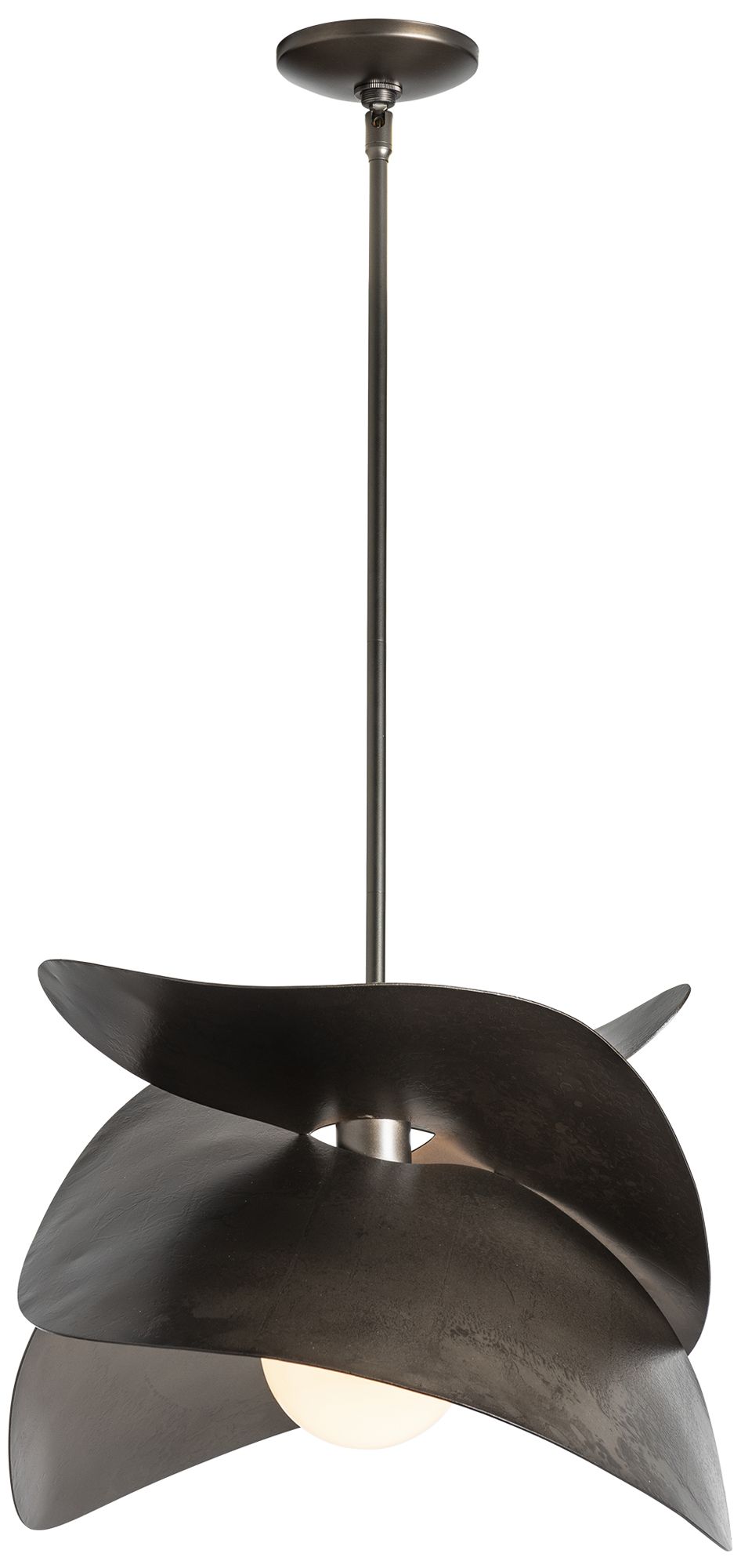 Hibiscus 25" Wide Dark Smoke Pendant