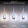 5_Hibiscus 40" Wide Polished Nickel 5-Light LED Linear Pendant more views