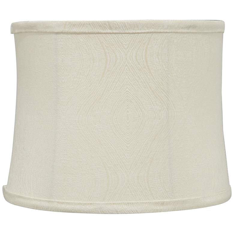 Image 1 Hibiscus Cream Softback Drum Lamp Shade 12x13x10x9 3/4 (Spider)