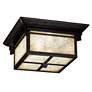 Hickory Point 15" Wide Bronze Outdoor Ceiling Light in scene