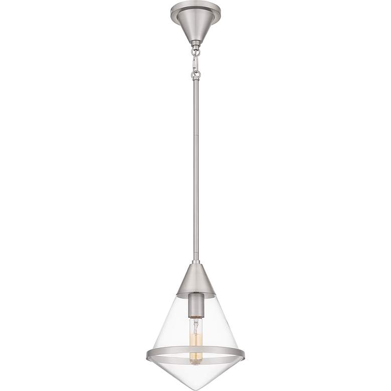 Image 3 Hidalgo 1-Light Brushed Nickel Mini Pendant more views