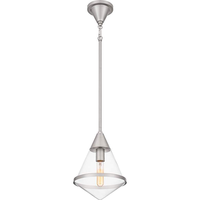Image 6 Hidalgo 1-Light Brushed Nickel Mini Pendant more views
