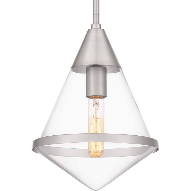 Image 7 Hidalgo 1-Light Brushed Nickel Mini Pendant more views
