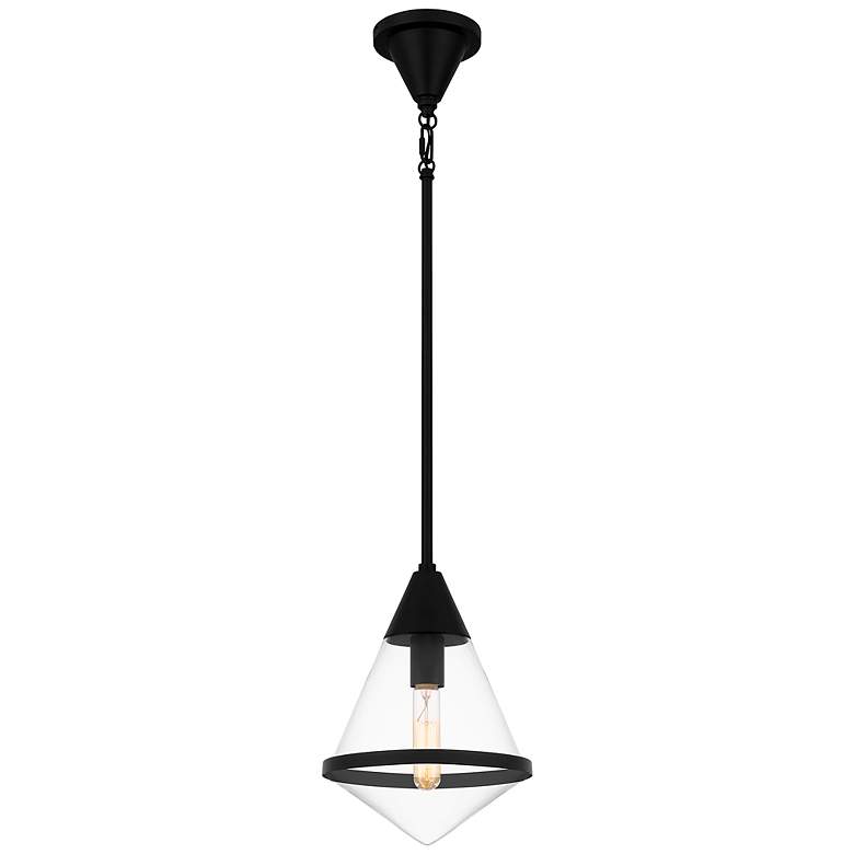 Image 2 Hidalgo 1-Light Matte Black Mini Pendant