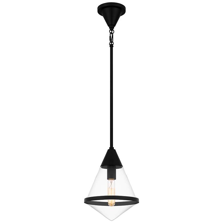 Image 1 Hidalgo 1-Light Matte Black Mini Pendant