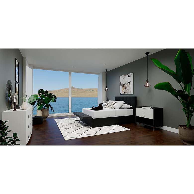 Image 3 Hidalgo 1-Light Matte Black Mini Pendant more views