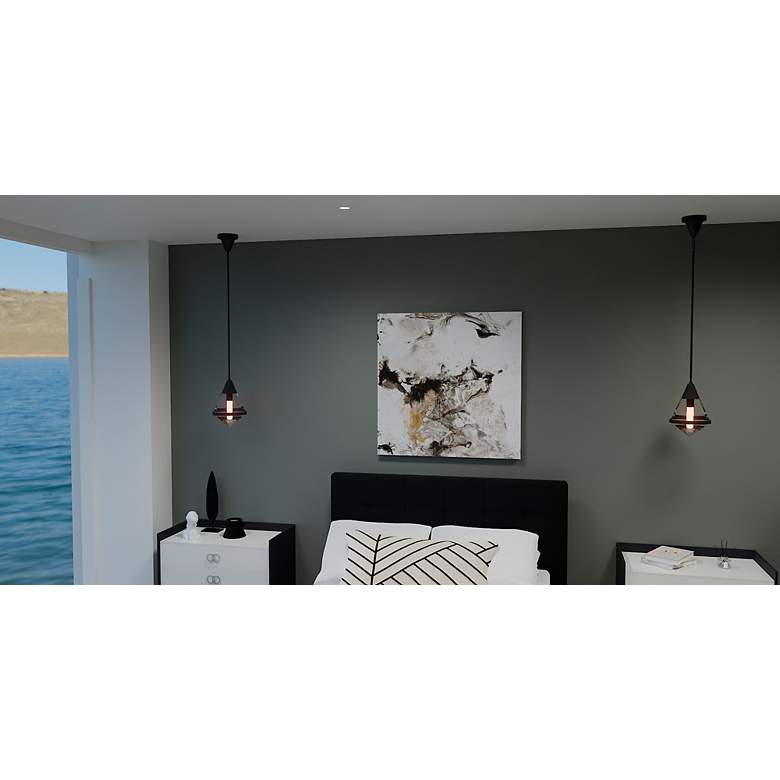 Image 6 Hidalgo 1-Light Matte Black Mini Pendant more views