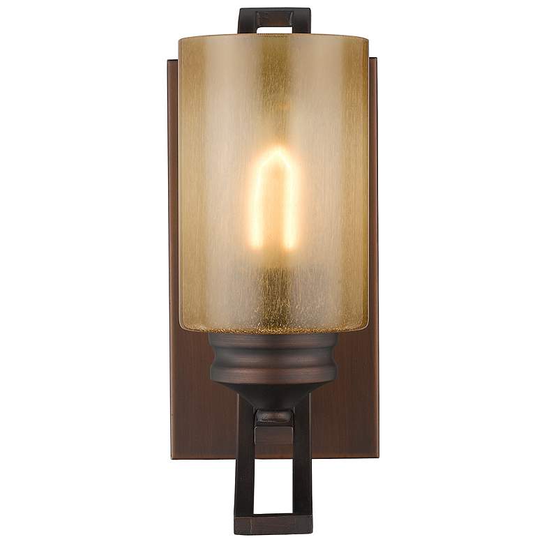 Image 1 Hidalgo 11" High Sovereign Bronze Wall Sconce