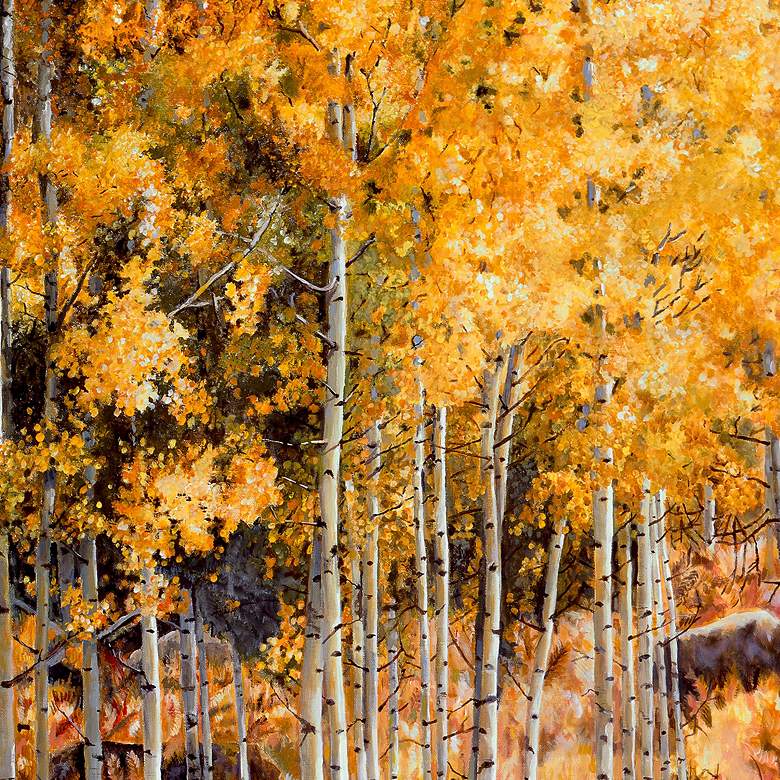 Image 2 Hidden Gold 40" High All-Weather Outdoor Canvas Wall Art more views