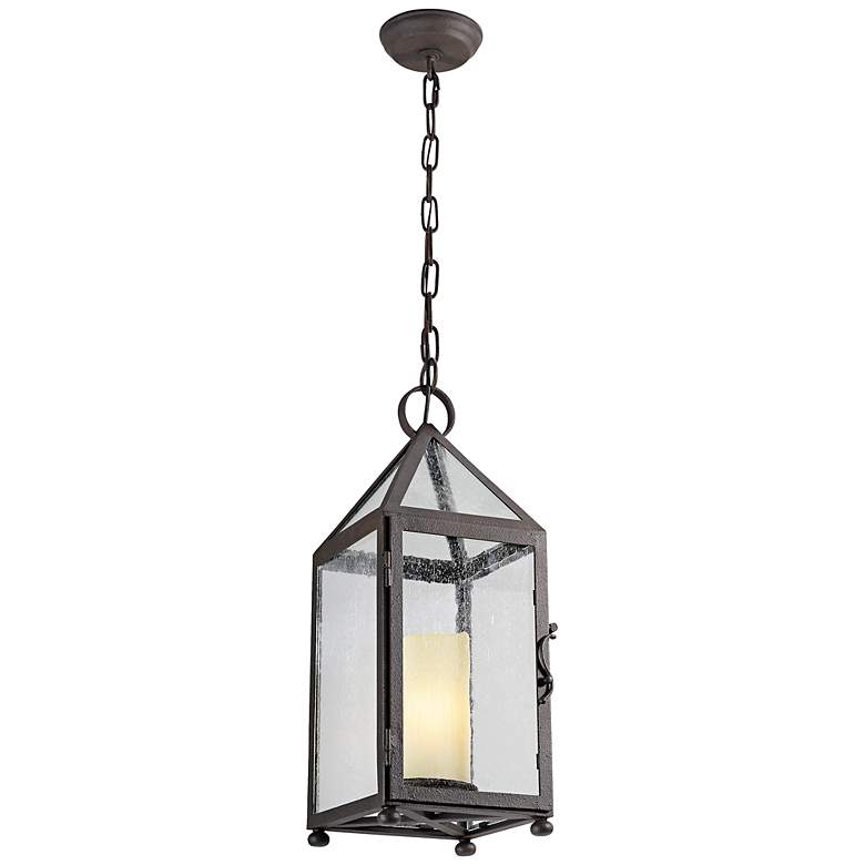 Image 1 Hidden Hill 20 3/4"H Foggy Rust Iron Outdoor Hanging Light