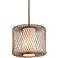 Hideaway 20 1/2" Wide Champagne Leaf LED Pendant Light