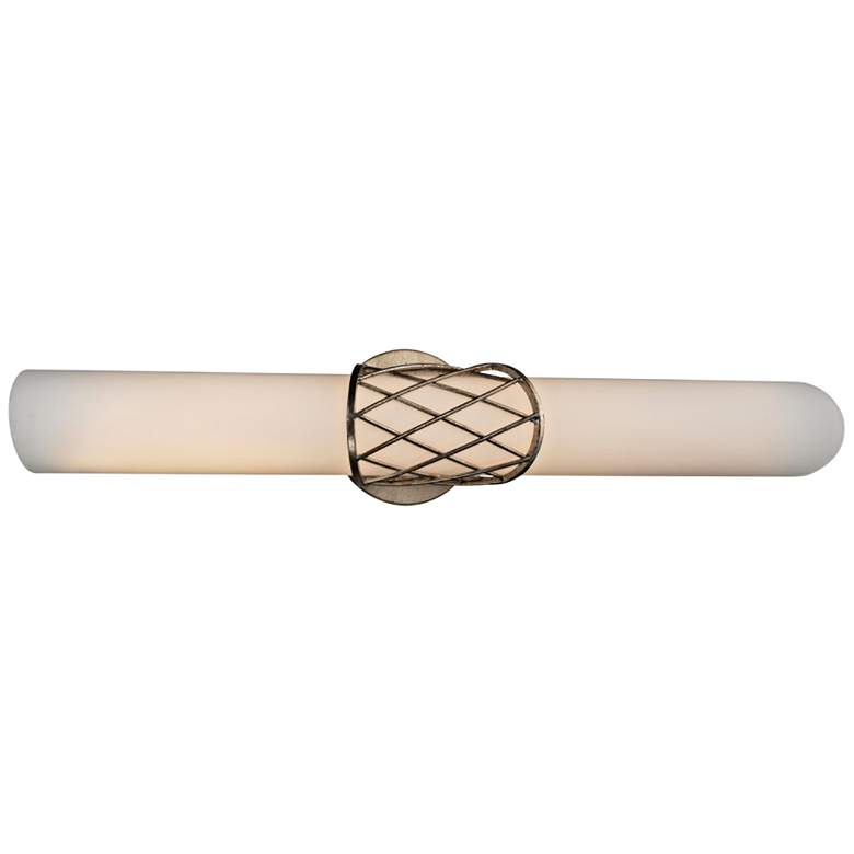 Image 1 Hideaway 26" Wide Champagne Leaf LED Bath Light