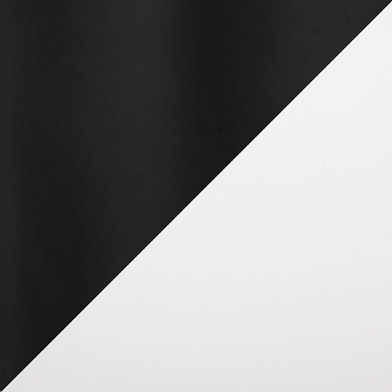 Image 7 High Back Fuji Dining Chair in Black Steel and White PU by LumiSource Pair more views