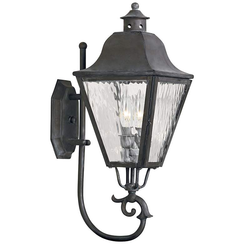Image 1 High Falls Collection 21 inch High Charcoal Outdoor Wall Light