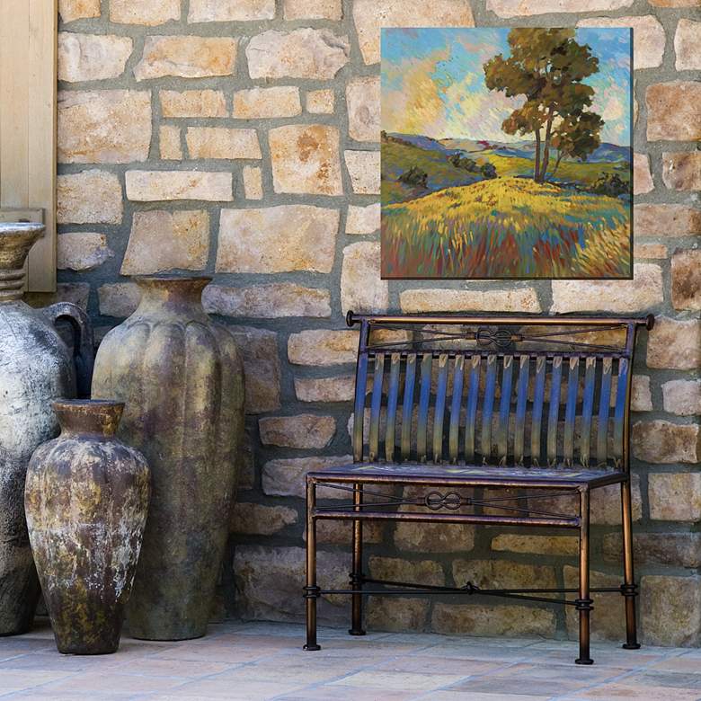 Image 3 High Ground 24" Square Outdoor Canvas Wall Art more views
