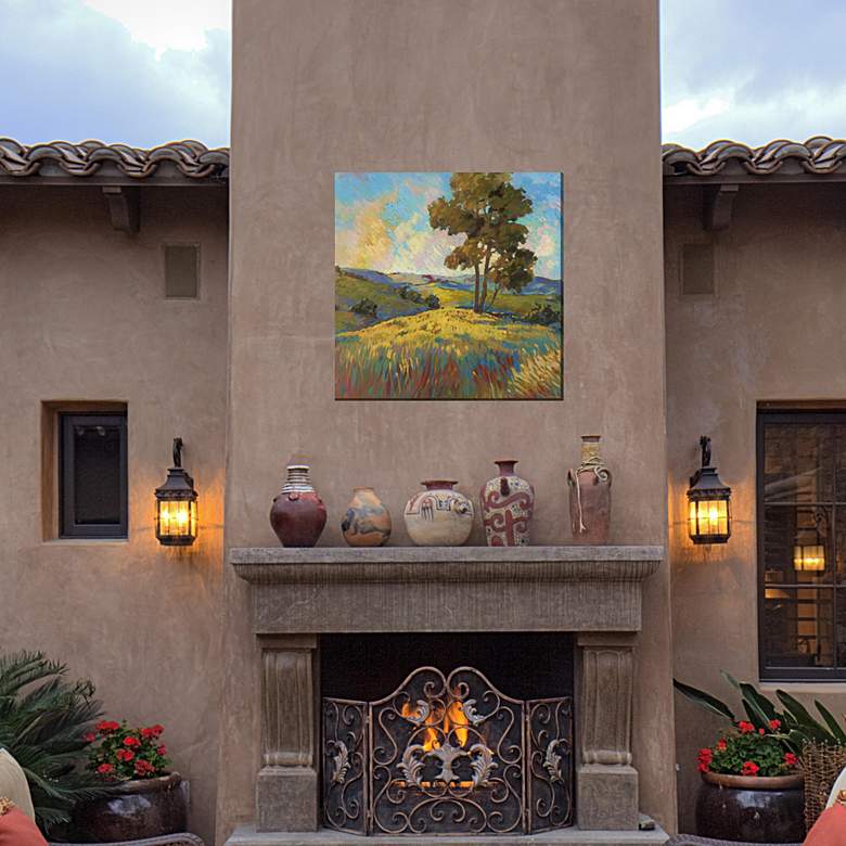 Image 4 High Ground 24" Square Outdoor Canvas Wall Art more views