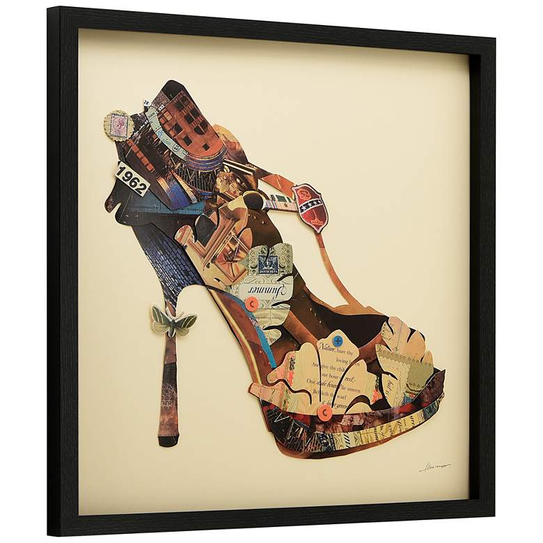 Image 6 High Heeled and Top Sneaker 25" High 2-Piece Wall Art Set more views