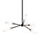 High Line 42" Wide Dark Bronze 6-Light Pendant Light