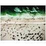 2_High Tide and Beach Day 63" Wide 2-Piece Glass Wall Art Set