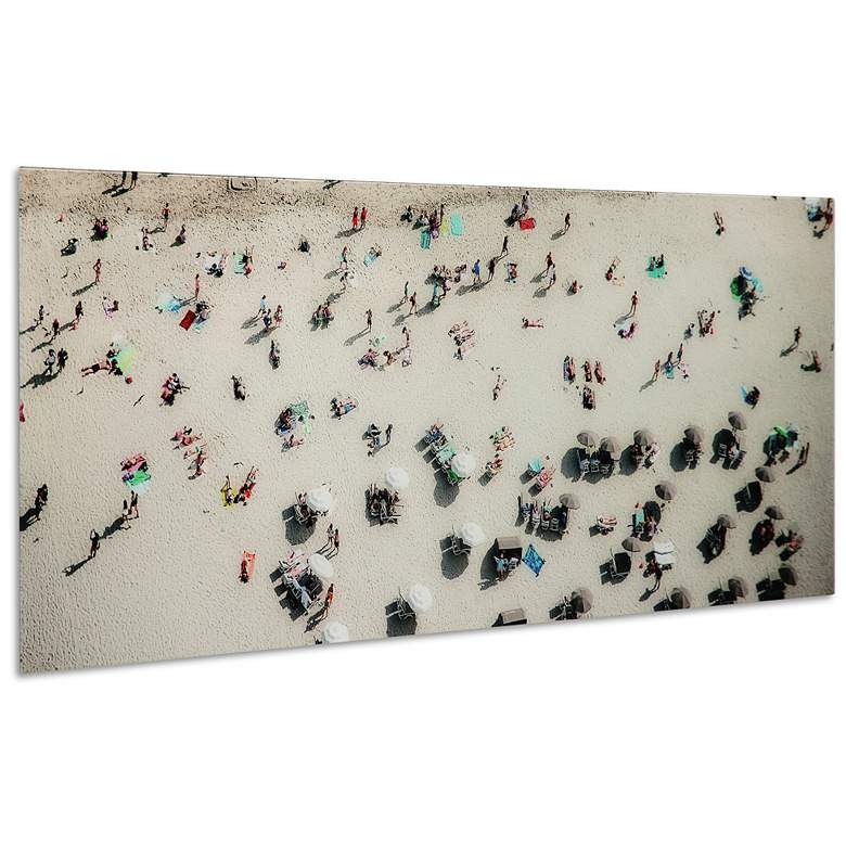 Image 4 High Tide and Beach Day 63" Wide 2-Piece Glass Wall Art Set more views