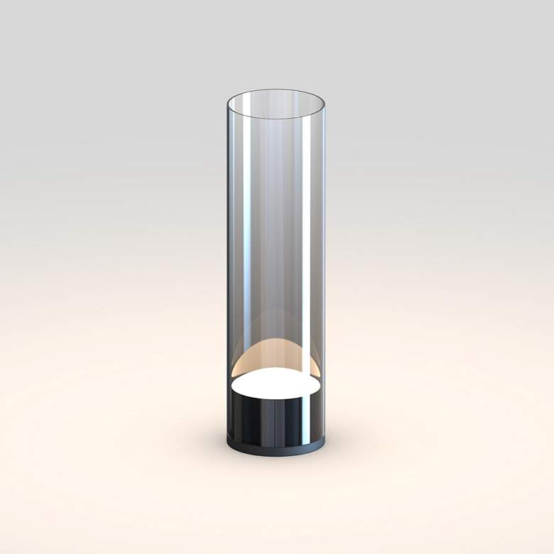 Image 1 Highball 14" LED Table Lamp Graduating Smoke