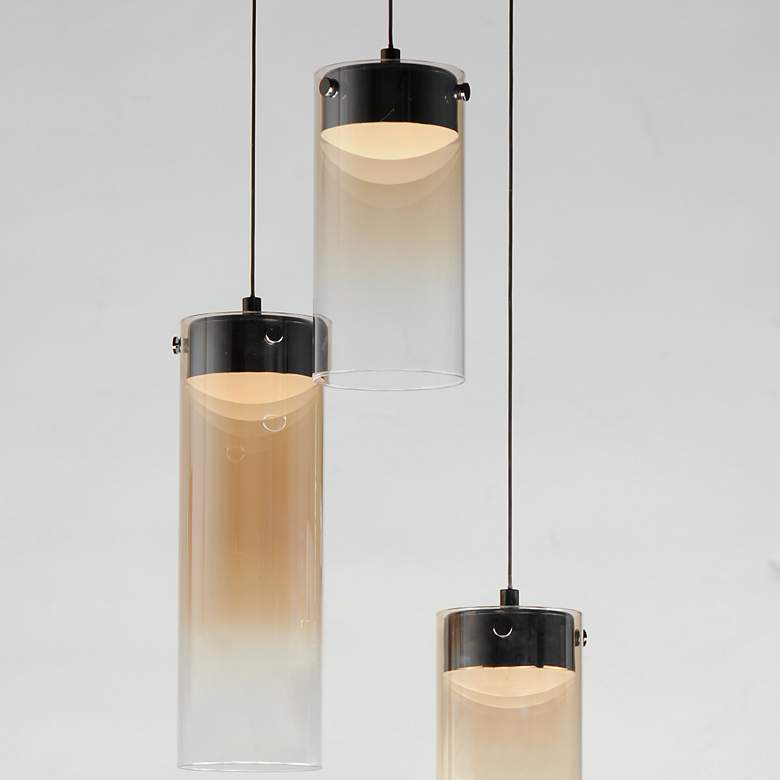Image 5 Highball 3-Light LED Pendant Gunmetal more views