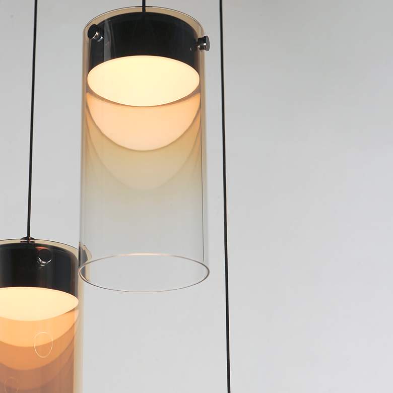 Image 6 Highball 3-Light LED Pendant Gunmetal more views