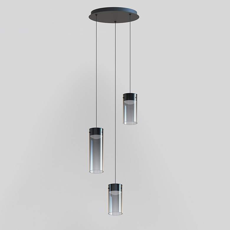 Image 4 Highball 3-Light LED Pendant Gunmetal more views